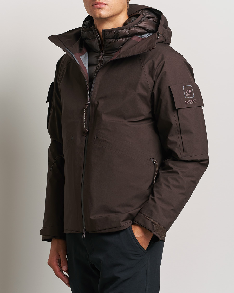 Heren |  | C.P. Company | Metropolis Gore-Tex Padded 2 in 1 Jacket Brown