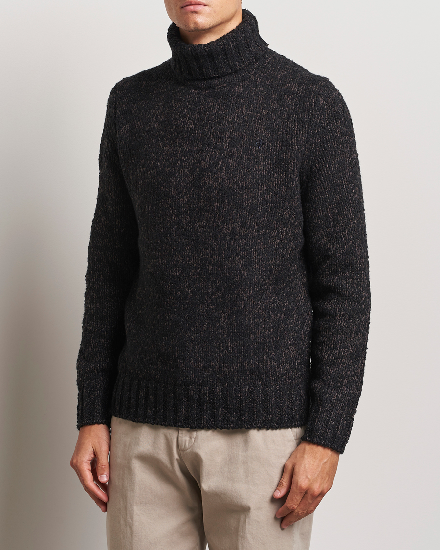 Heren |  | Morris | Herbert Heavy Knitted Rollneck Brown