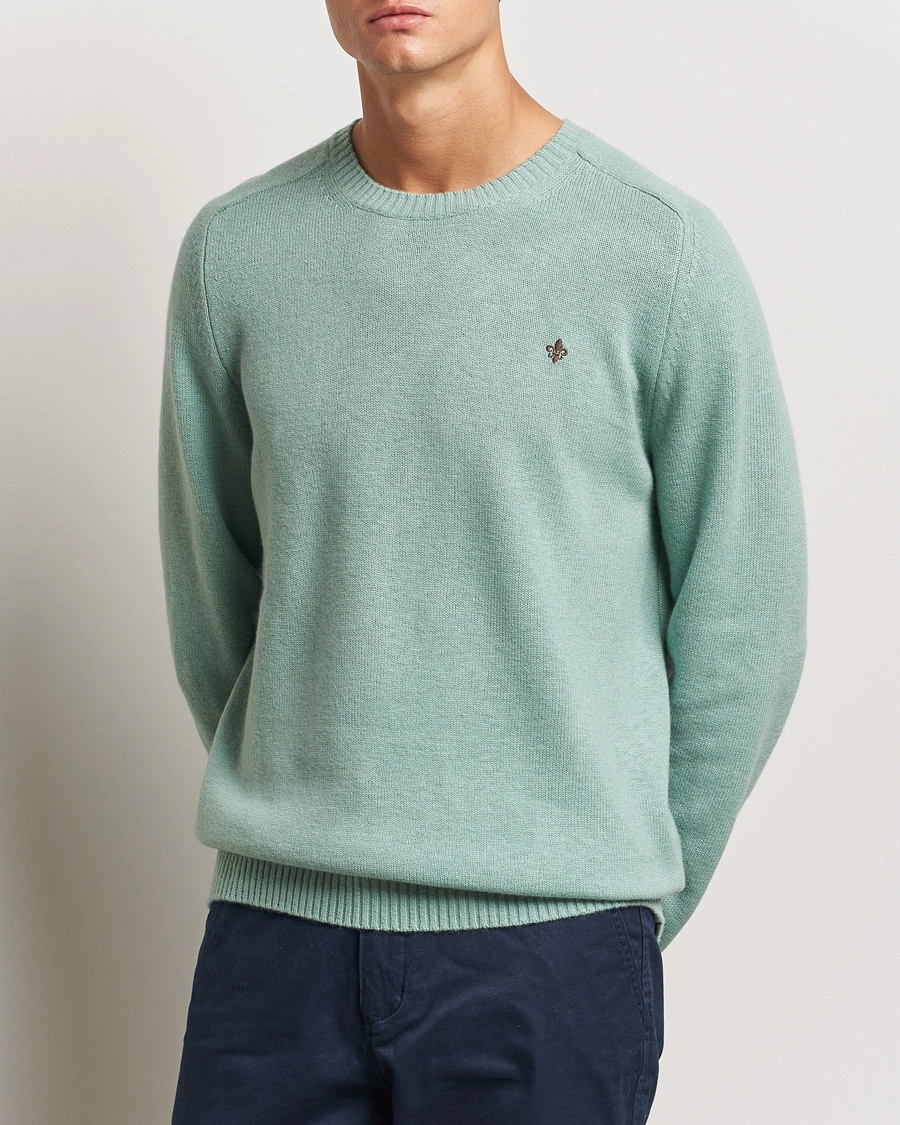 Heren |  | Morris | Hertford Merino Crew Neck Green