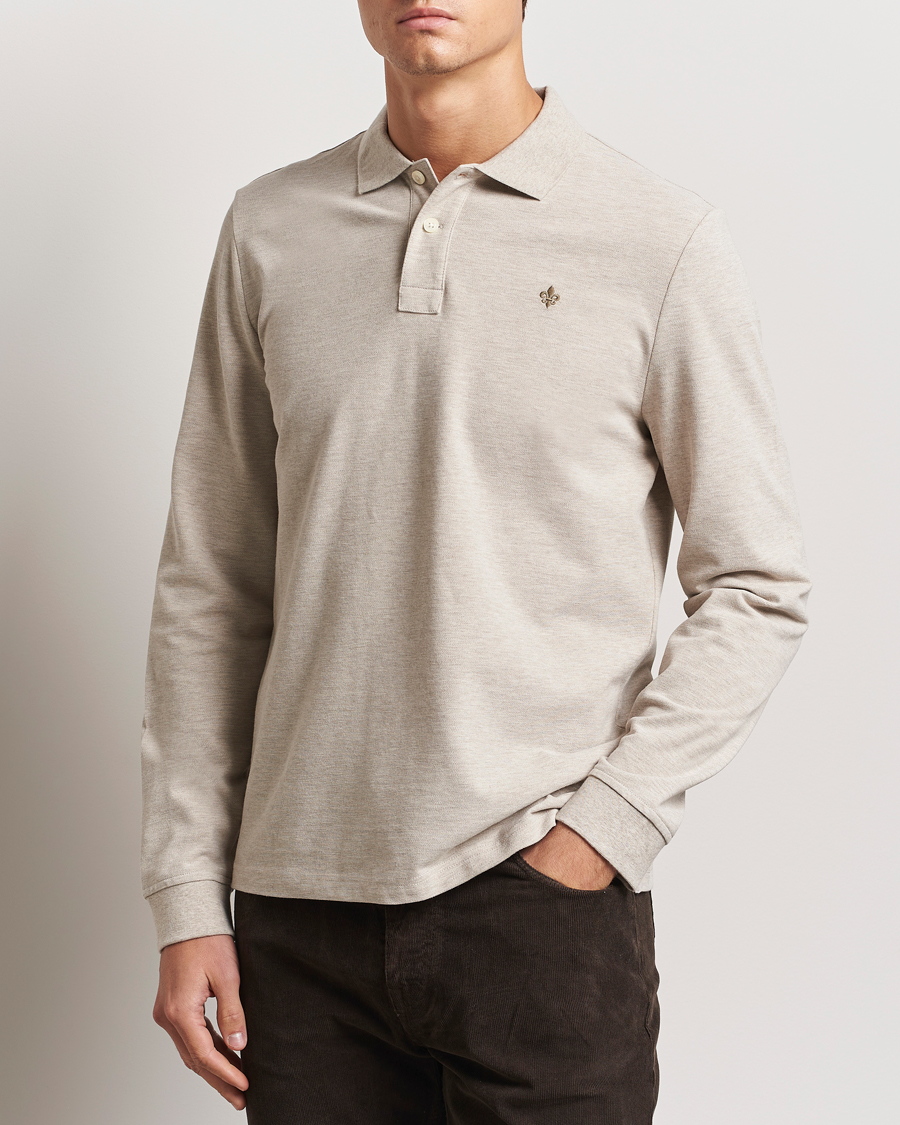 Heren |  | Morris | Camden Long Sleeve Polo Khaki