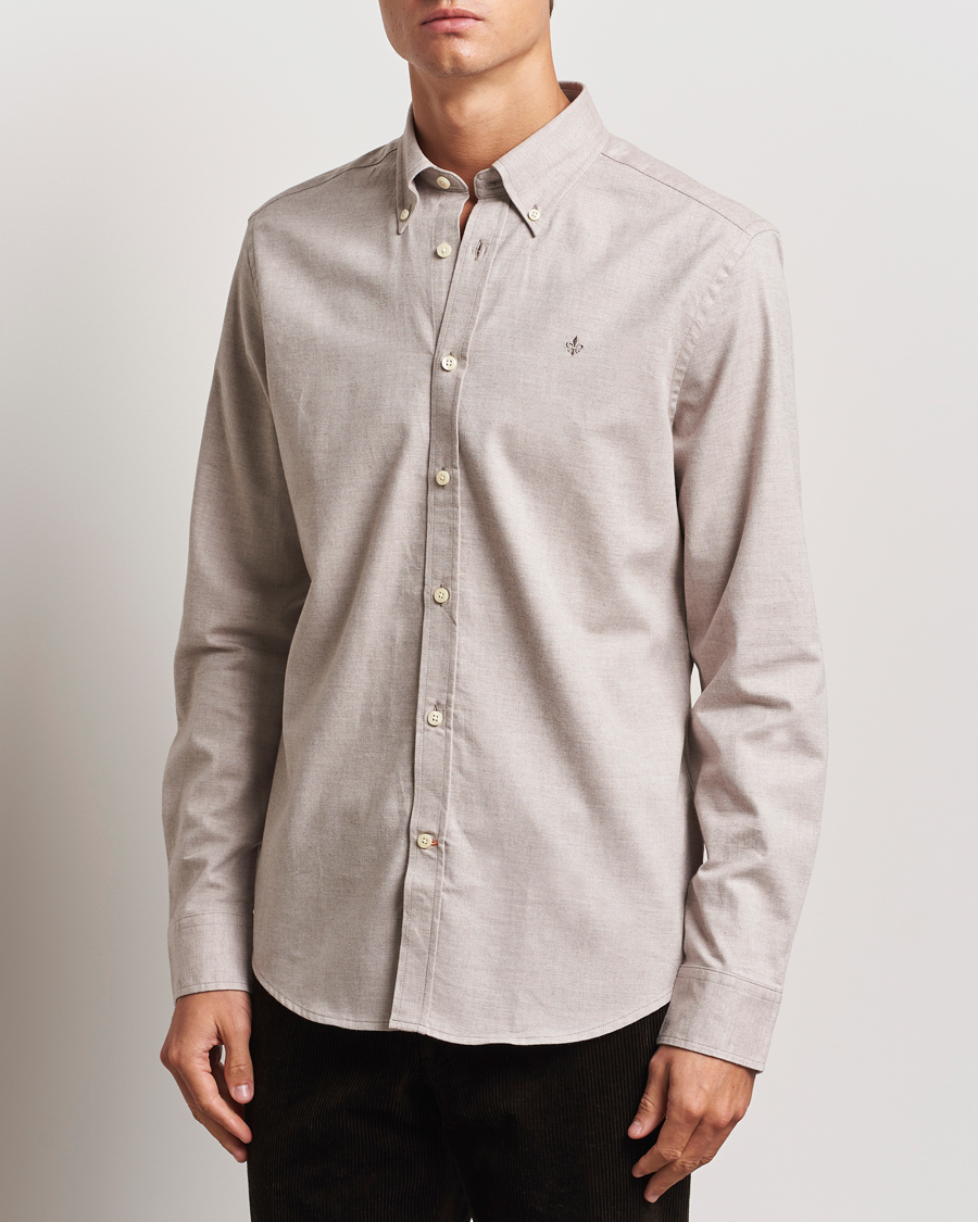 Heren |  | Morris | Watts Flannel Shirt Khaki