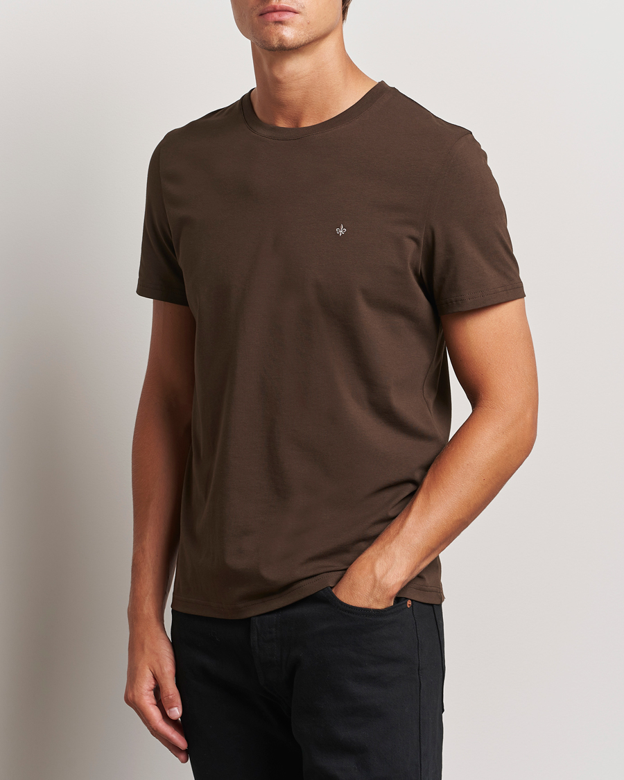 Heren |  | Morris | James Crew Neck Tee Brown