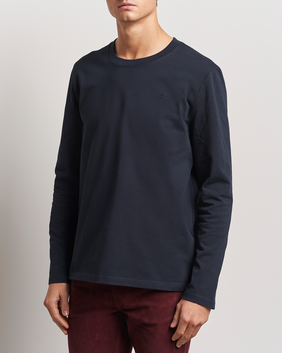 Heren |  | Morris | Watson Long Sleeve Tee Old Blue