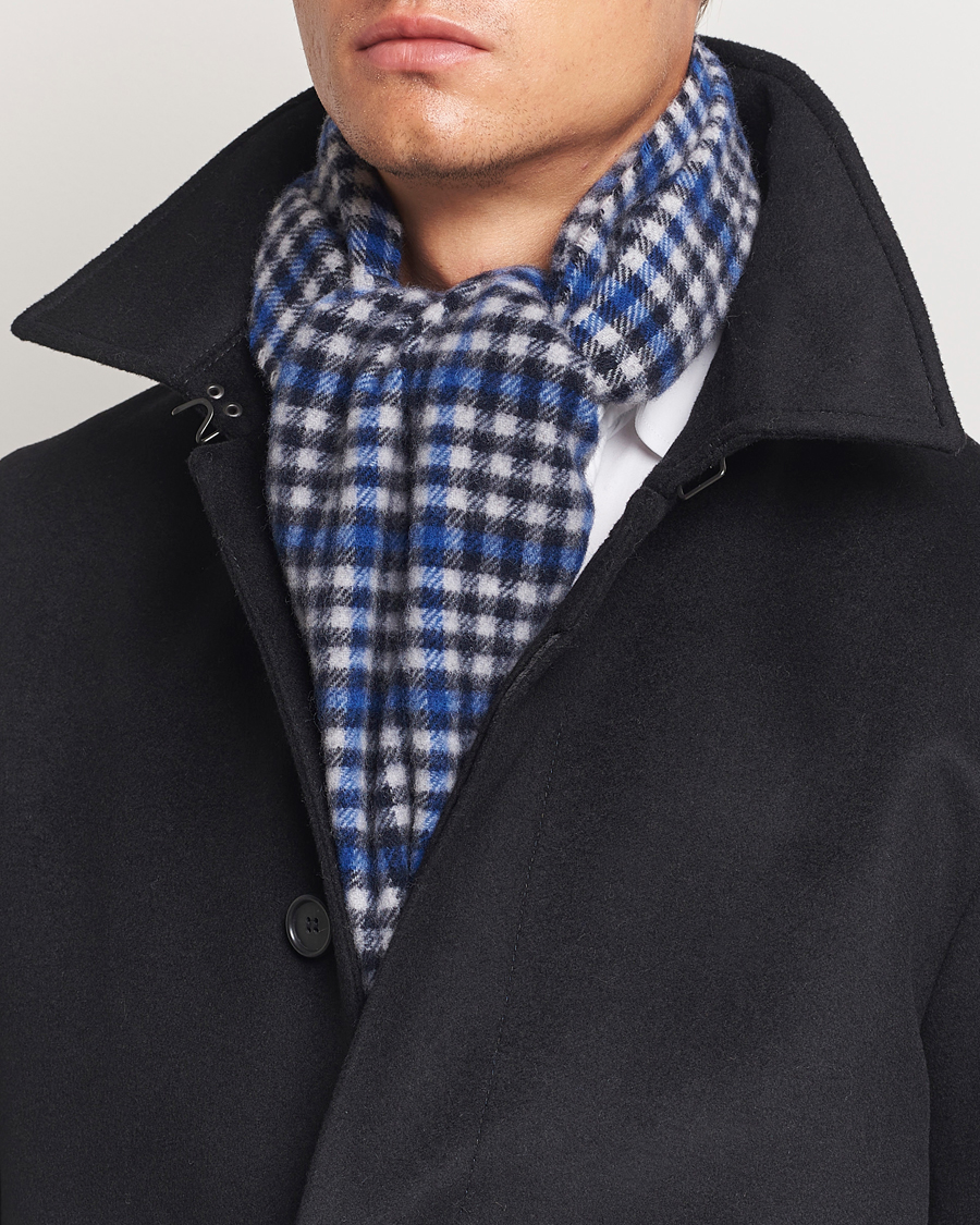 Heren | Sjaals | Morris | Barry Check Scarf Grey