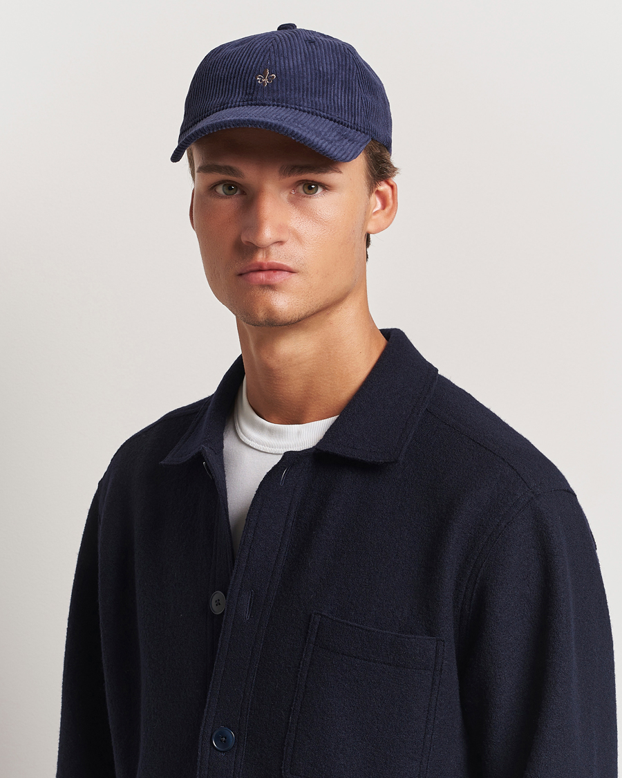 Heren |  | Morris | Lily Corduroy Cap Blue