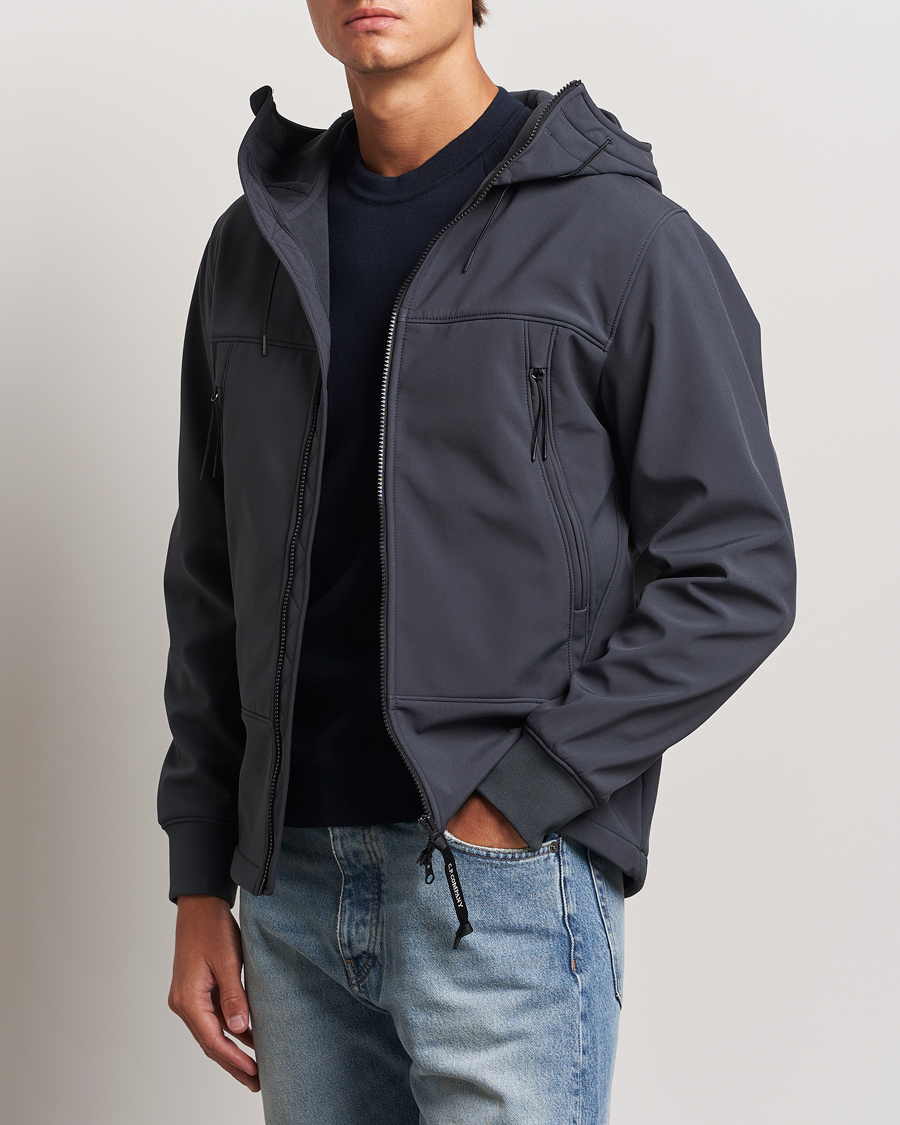 Heren |  | C.P. Company | CP Shell Hooded Jacket Grey Black