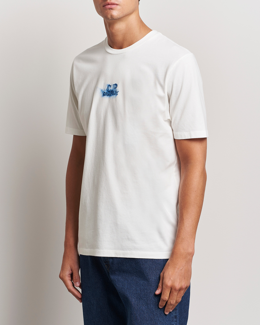 Heren |  | C.P. Company | Hand Printed Jersey T-Shirt White