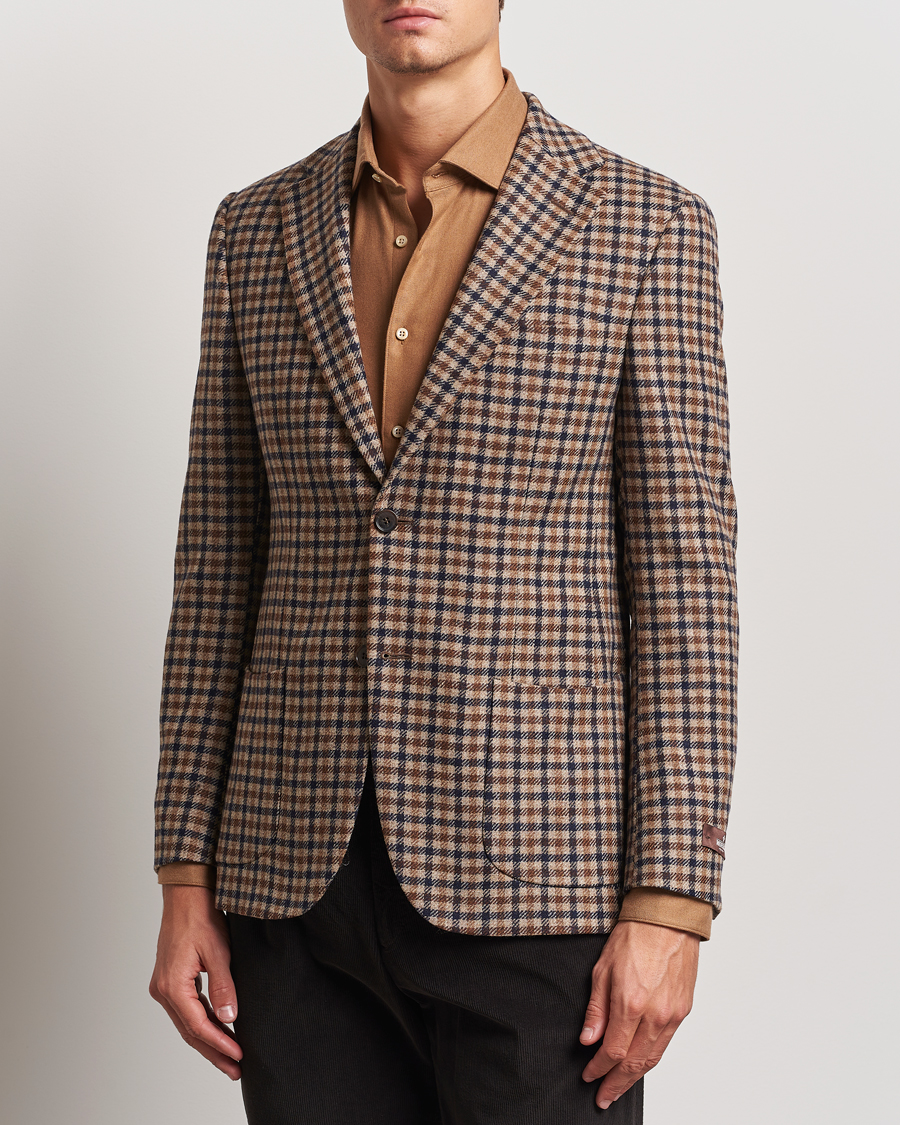 Heren |  | Morris Heritage | Wool Tweed Blazer Navy