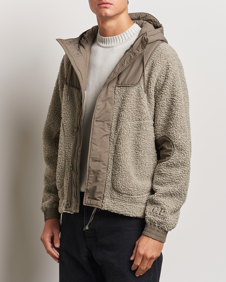 Heren |  | C.P. Company | Polar Shell Fleece Jacket Beige