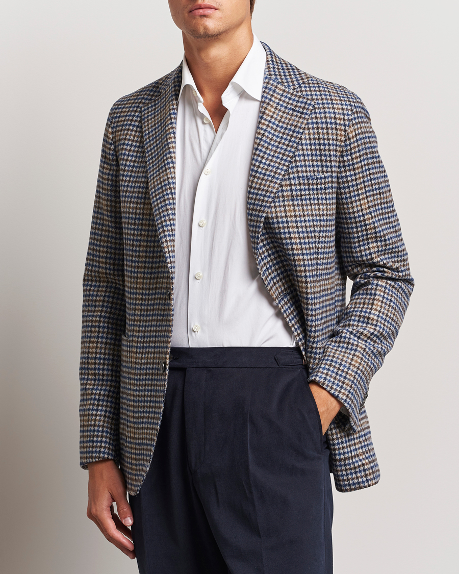 Heren |  | Oscar Jacobson | Ferry Check Wool Blazer Multi