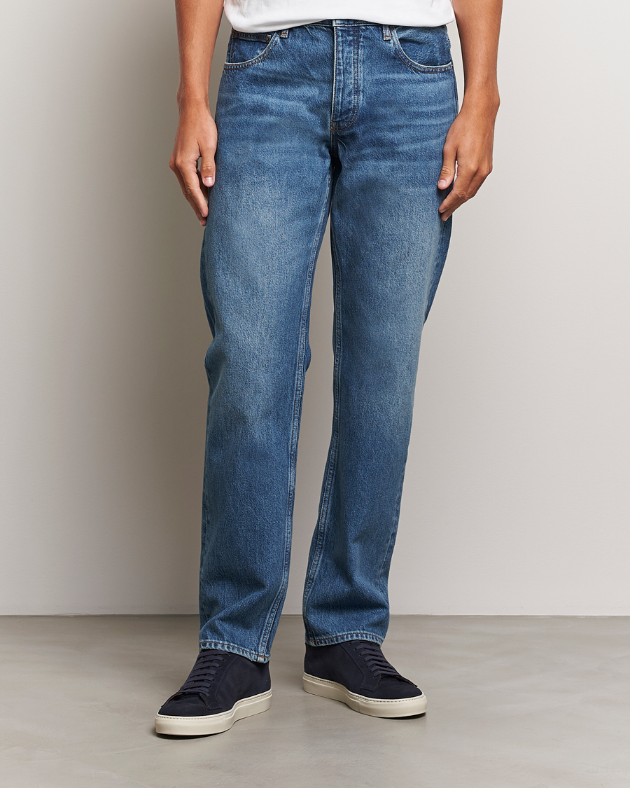 Heren |  | FRAME | The Straight Jeans Blue Gold