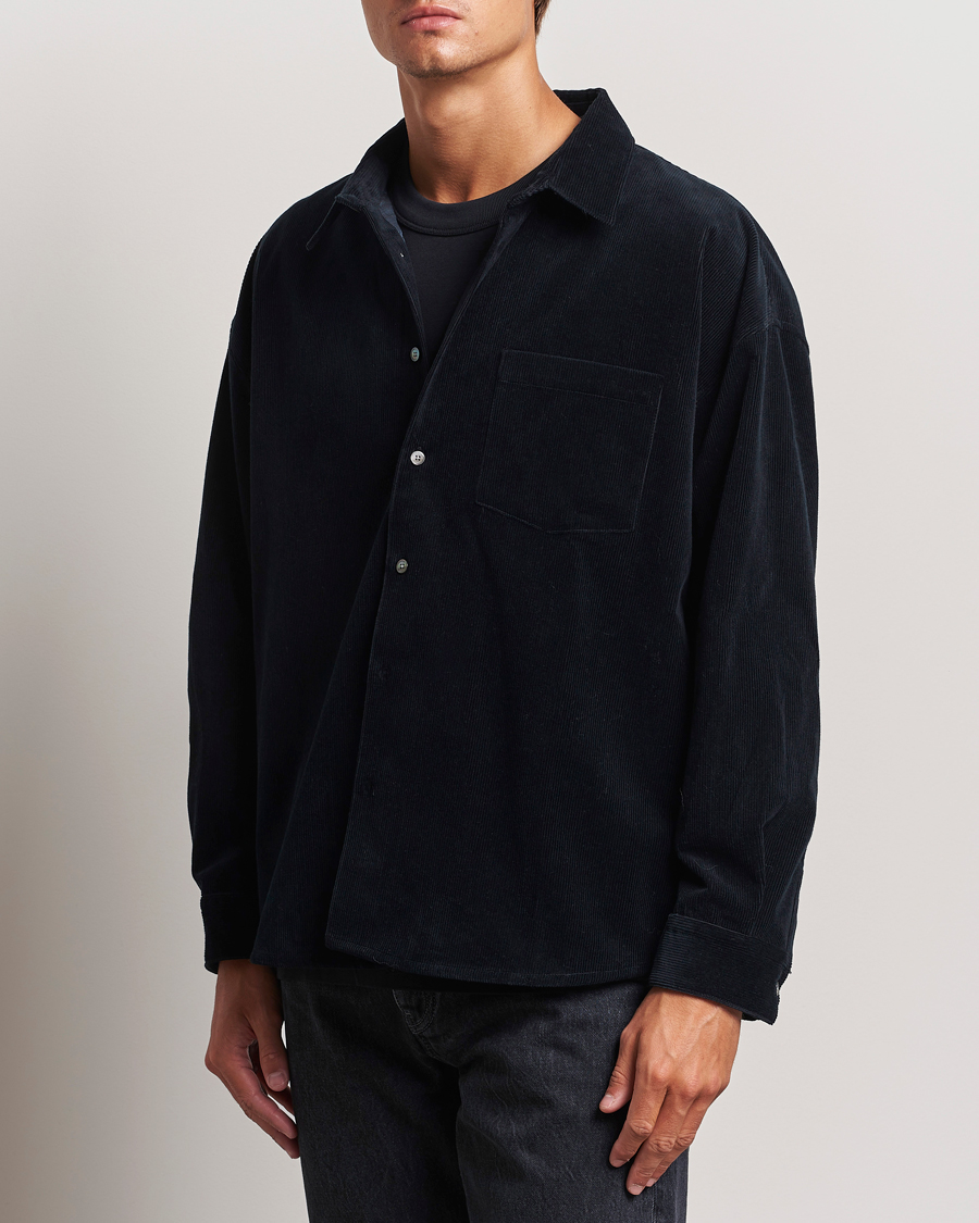 Heren | Casual | FRAME | Relaxed Corduroy Overshirt Dark Navy