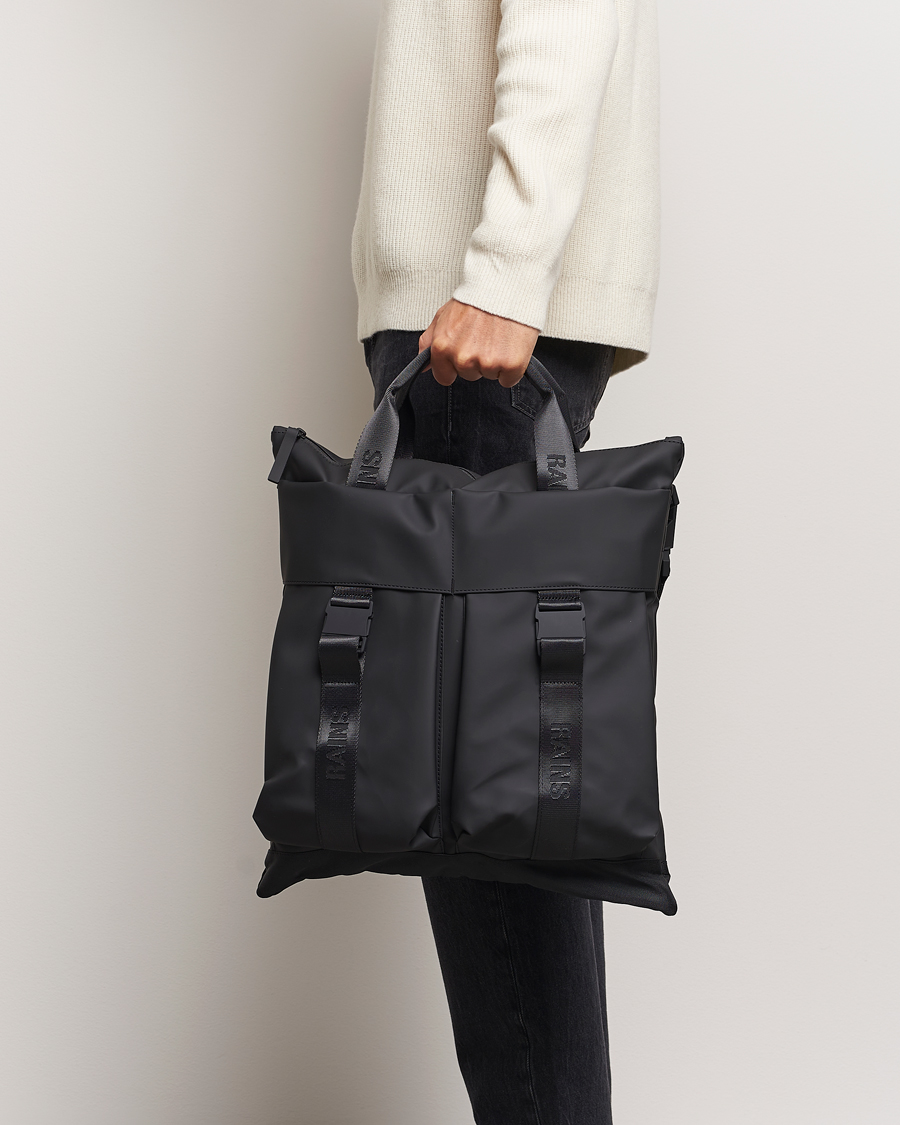 Heren | RAINS | RAINS | Trail Tote Bag Black