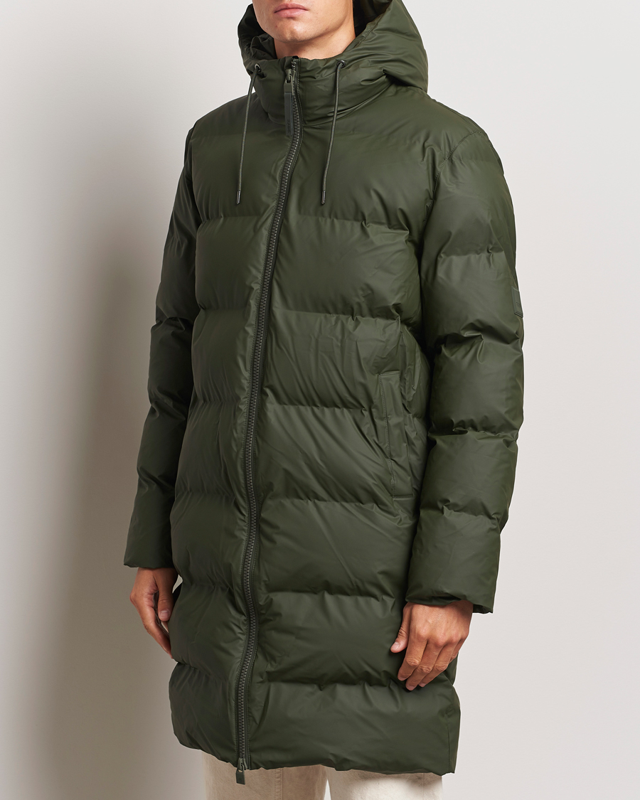 Heren | RAINS | RAINS | Alta Long Puffer Parka Green