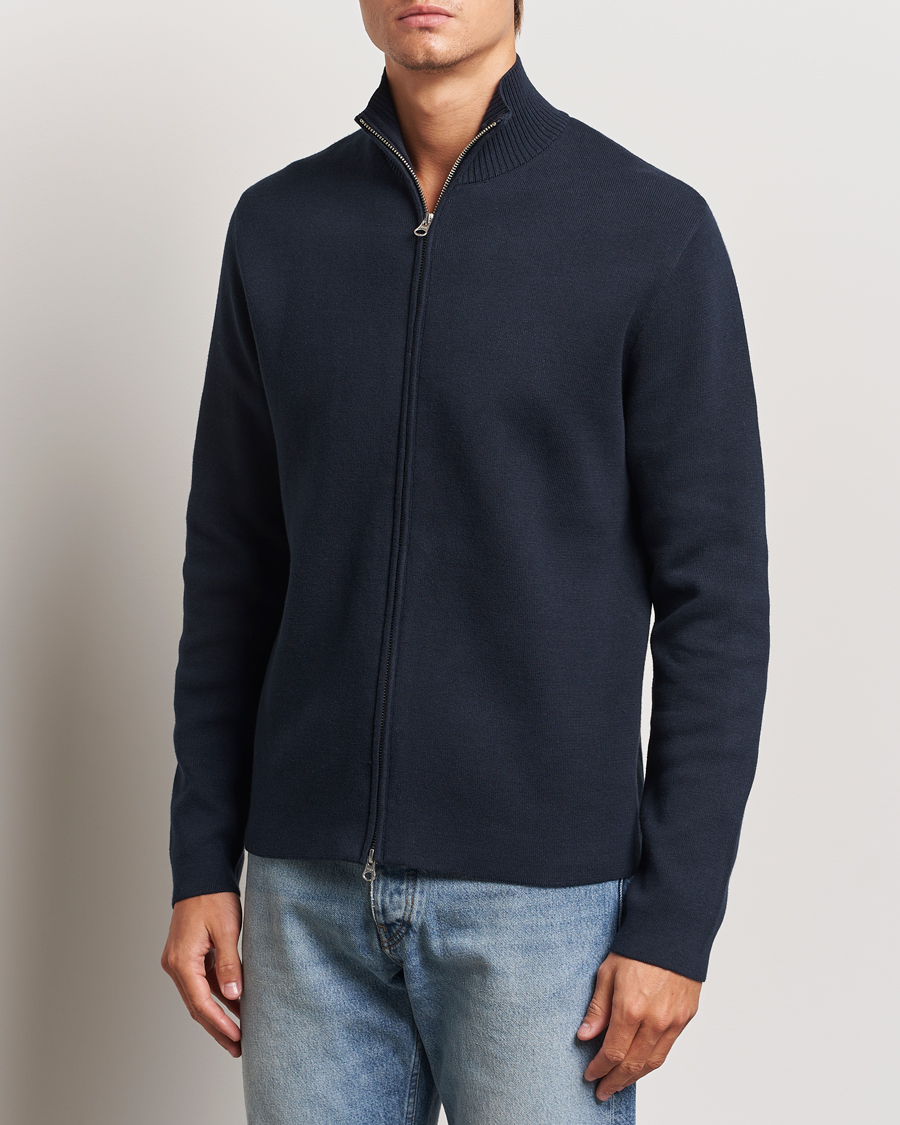 Heren | Nieuws | Samsøe Samsøe | Niklas Full Zip Salute Navy