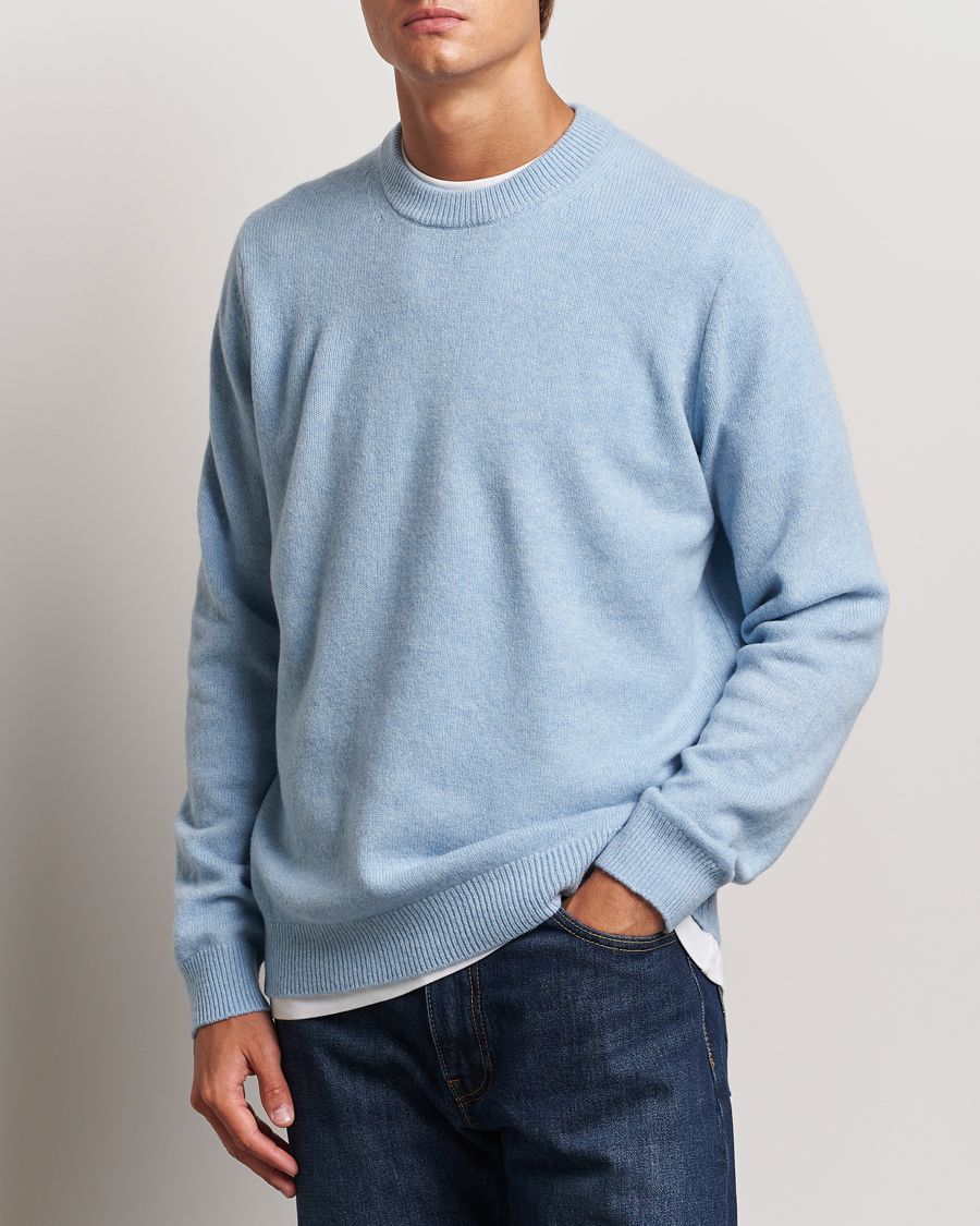 Heren | Truien | Samsøe Samsøe | Isak Knitted Crew Neck Subdued Blue