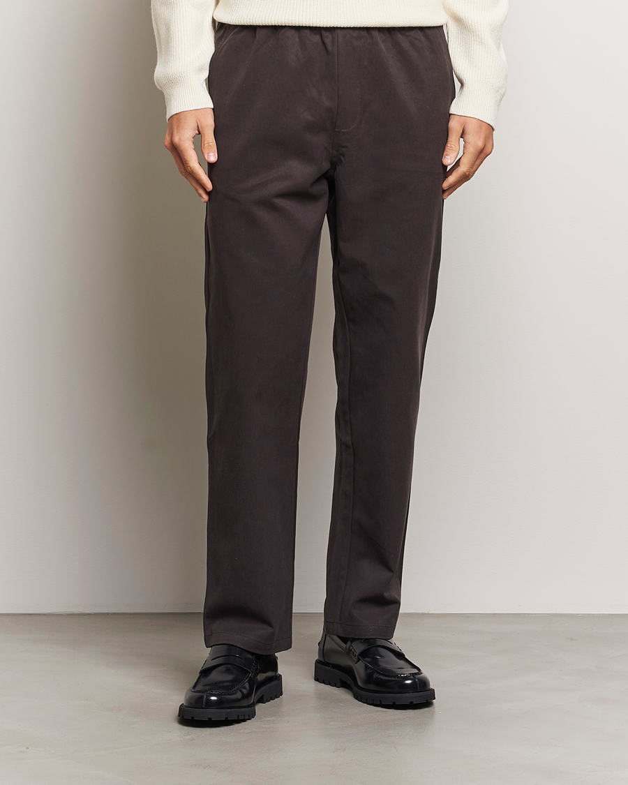 Heren | Nieuws | Samsøe Samsøe | Jabari Drawstring Trousers Chocolate Brown