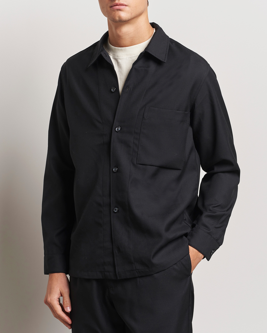 Heren |  | Samsøe Samsøe | Damon Wool Overshirt Black