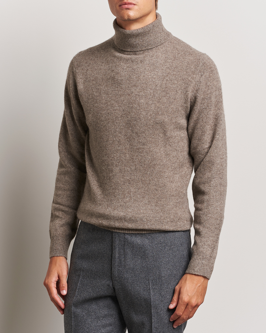 Heren |  | Stenströms | Knitted Yak/Merino Rollneck Brown