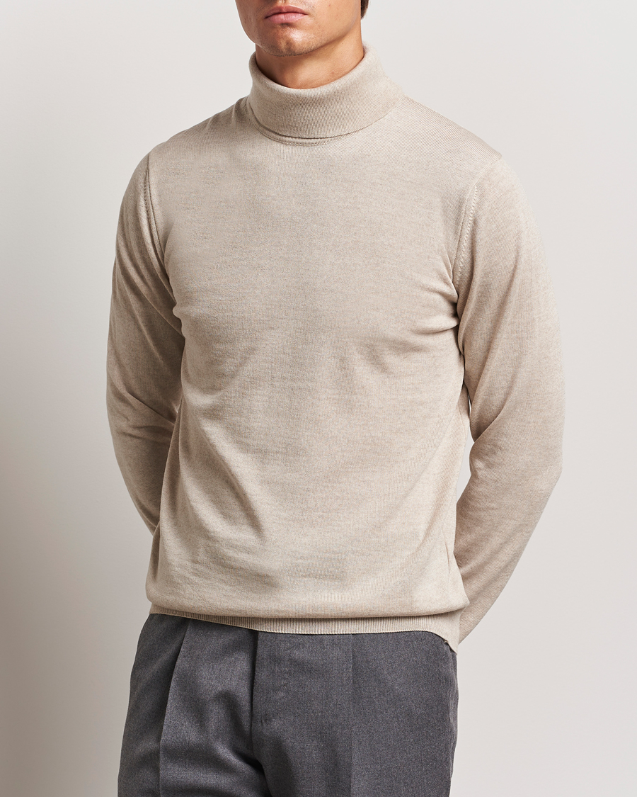 Heren |  | Stenströms | Merino Rollneck Beige