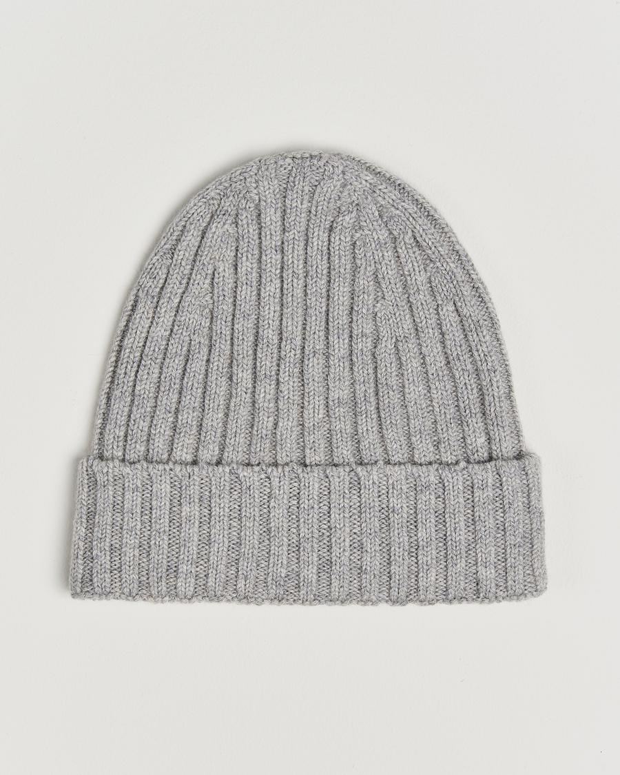 Heren |  | Stenströms | Ribbed Cotton/Cashmere Hat Navy