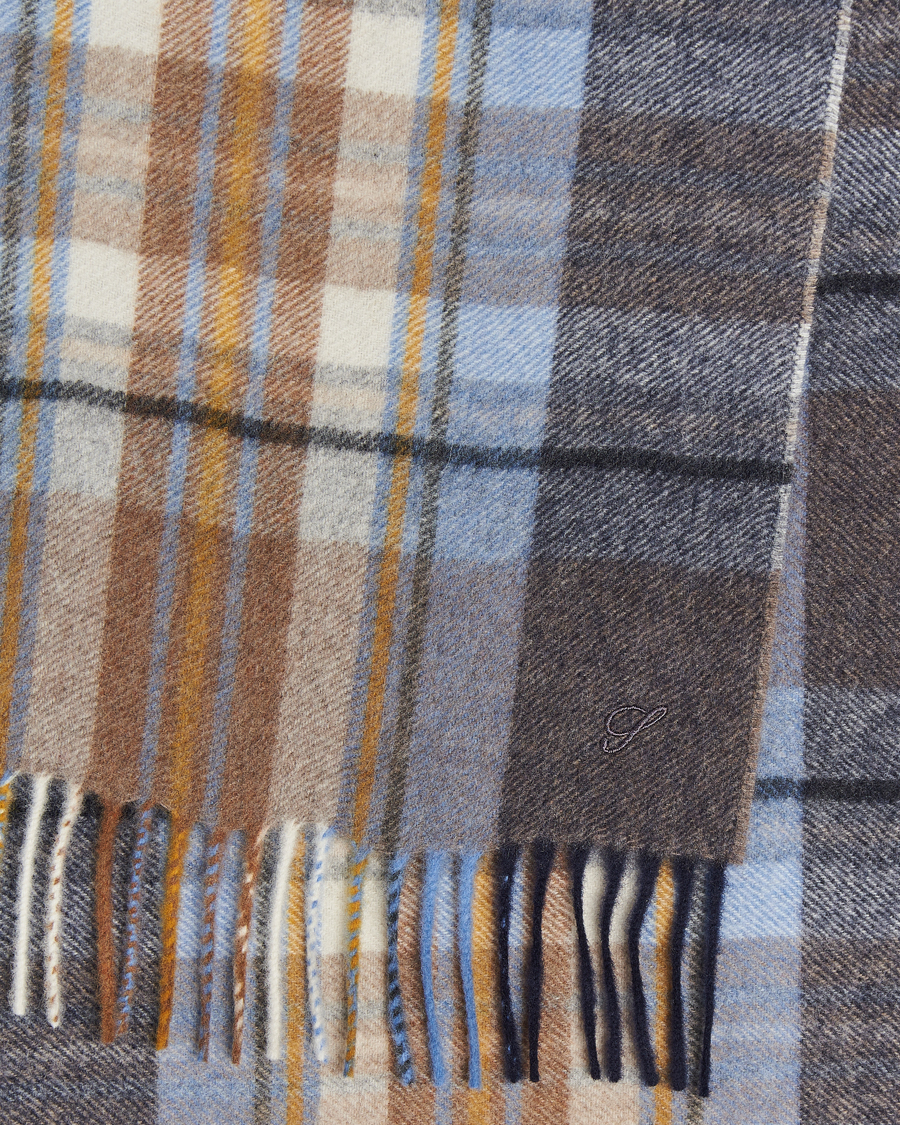 Heren |  | Stenströms | Wool/Cashmere Checked Scarf Multi