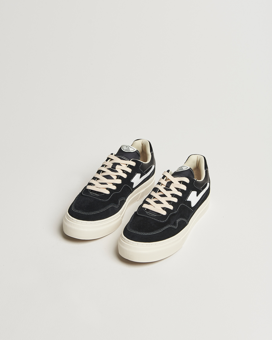 Heren |  | Stepney Workers Club | Pearl S-Strike Suede Sneaker Black White