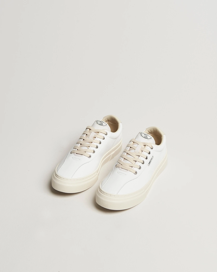 Heren |  | Stepney Workers Club | Dellow 02 Leather Cupsole Sneaker White