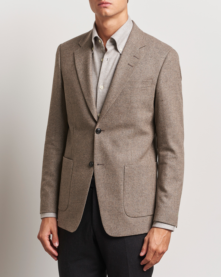 Heren |  | Tiger of Sweden | Justin Brushed Wool Blazer Burlywood