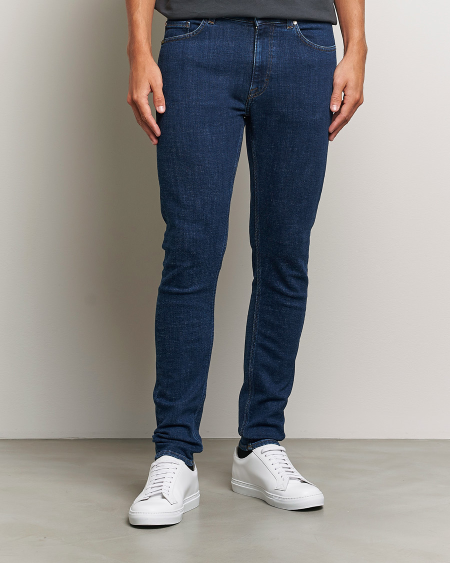 Heren |  | Tiger of Sweden | Evolve Stretch Cotton Jeans Medium Blue