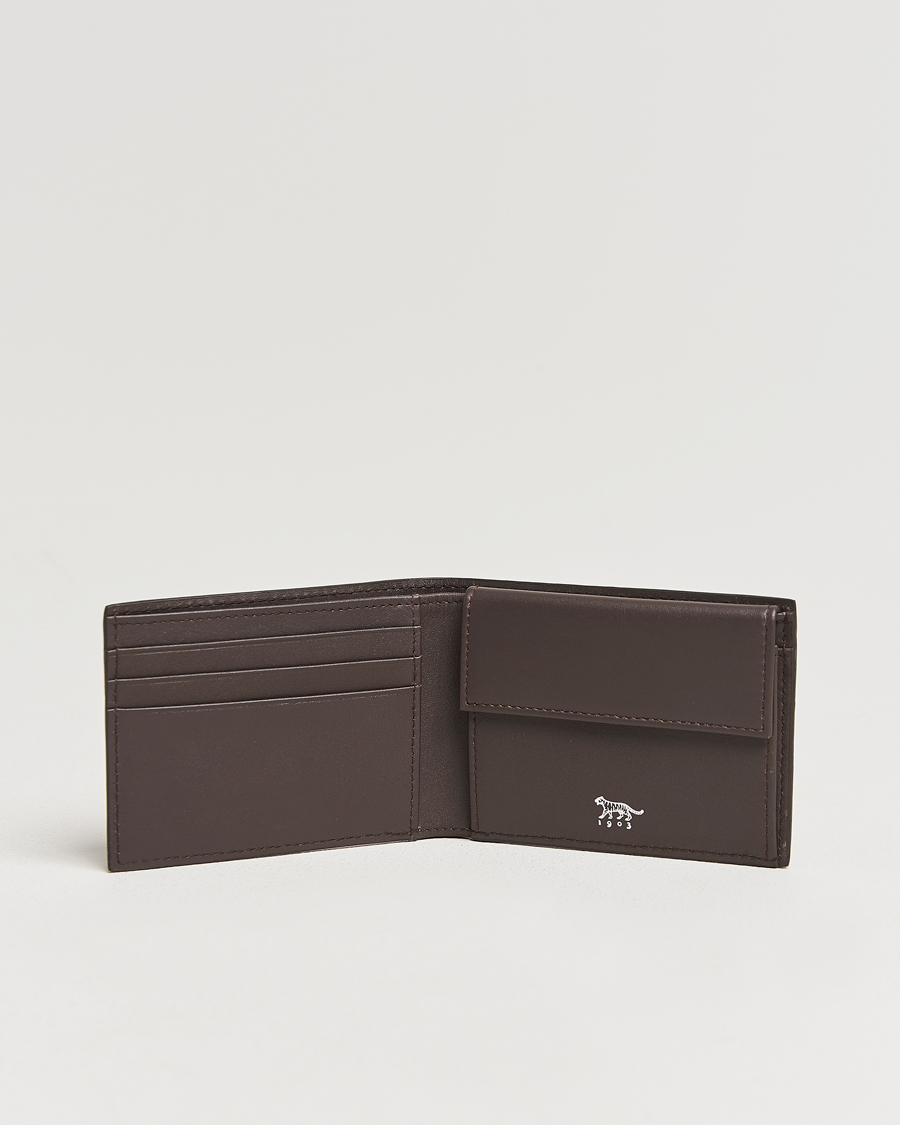 Heren |  | Tiger of Sweden | Wivalius Leather Wallet Dark Brown