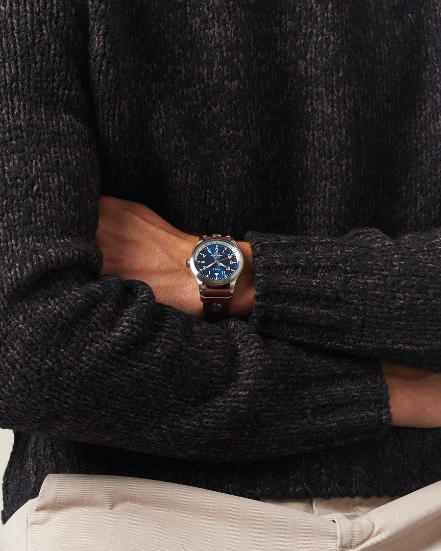 Heren |  | Timex | Pan Am GMT Stainless Steel 39mm Blue Dial