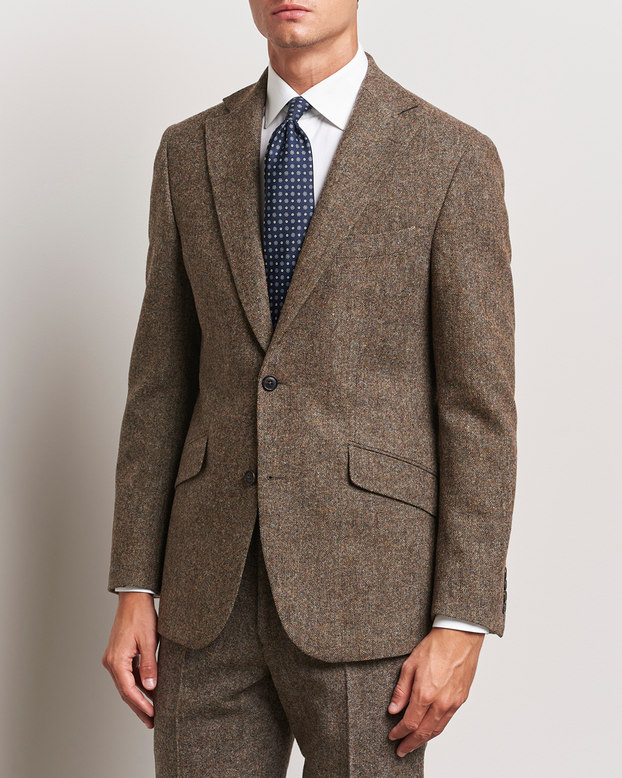 Heren |  | Walker Slater | Edward Wool Donegal Blazer Brown