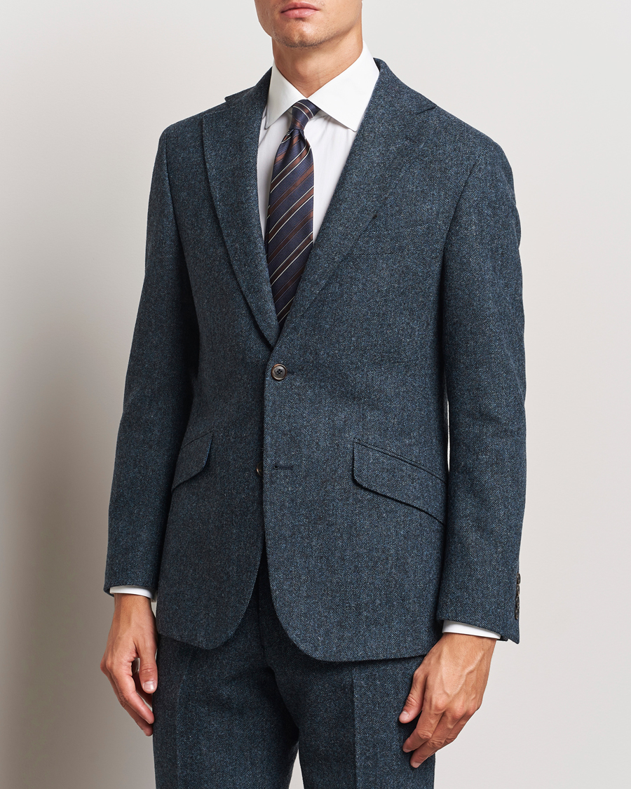 Heren |  | Walker Slater | Edward Wool Donegal Blazer Navy