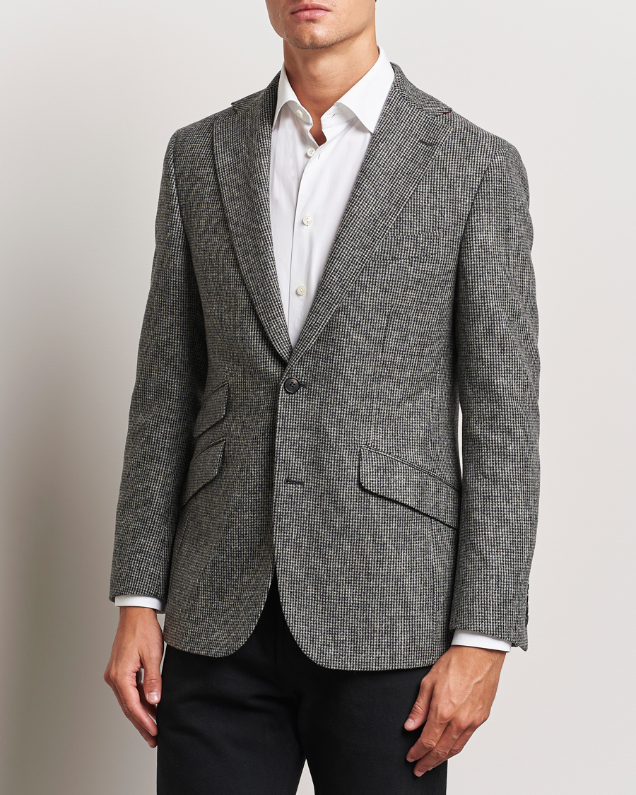 Heren |  | Walker Slater | Edward Lambswool Pepita Blazer Grey/Black