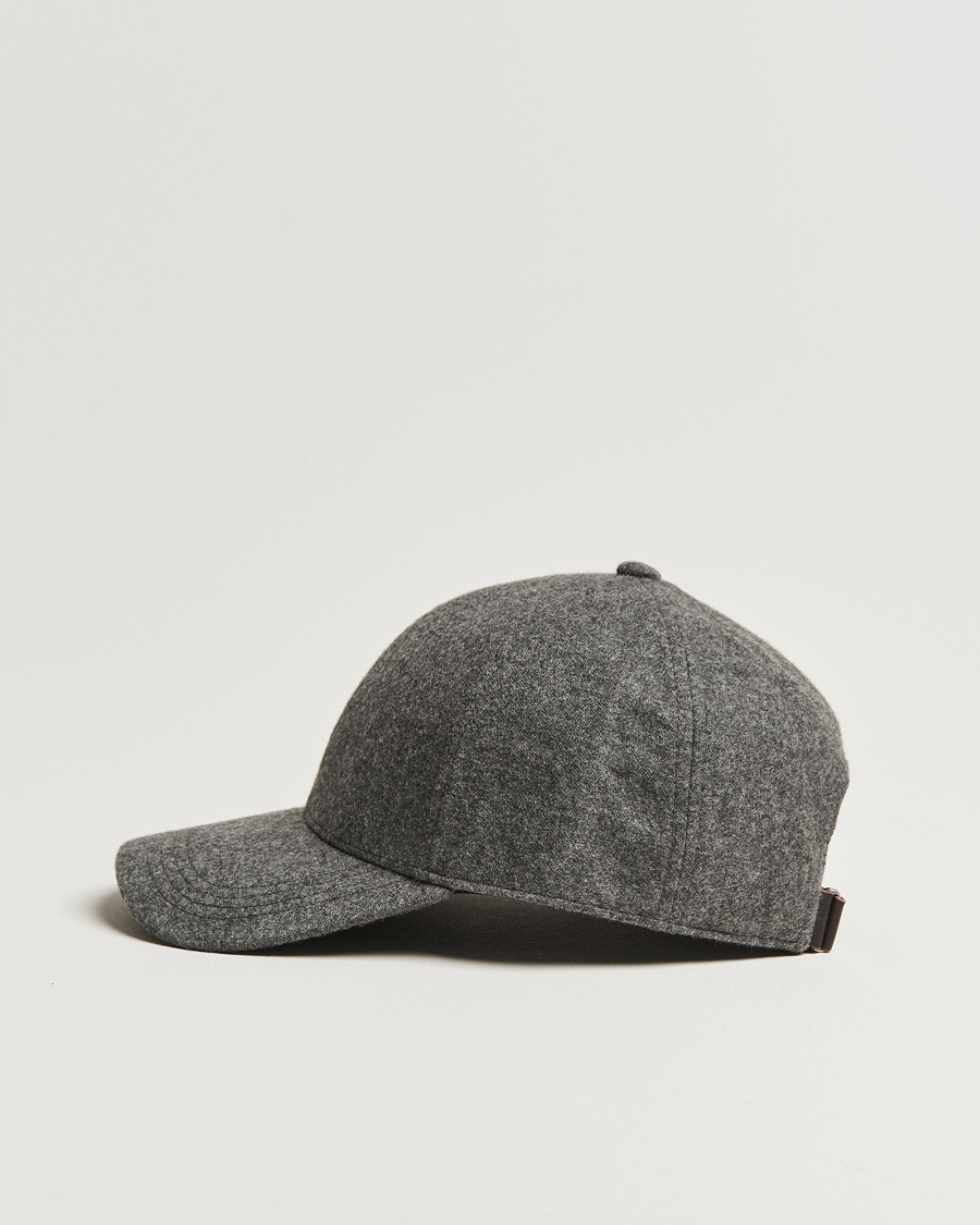 Heren |  | Varsity Headwear | Cashmere Baseball Cap Flint Grey