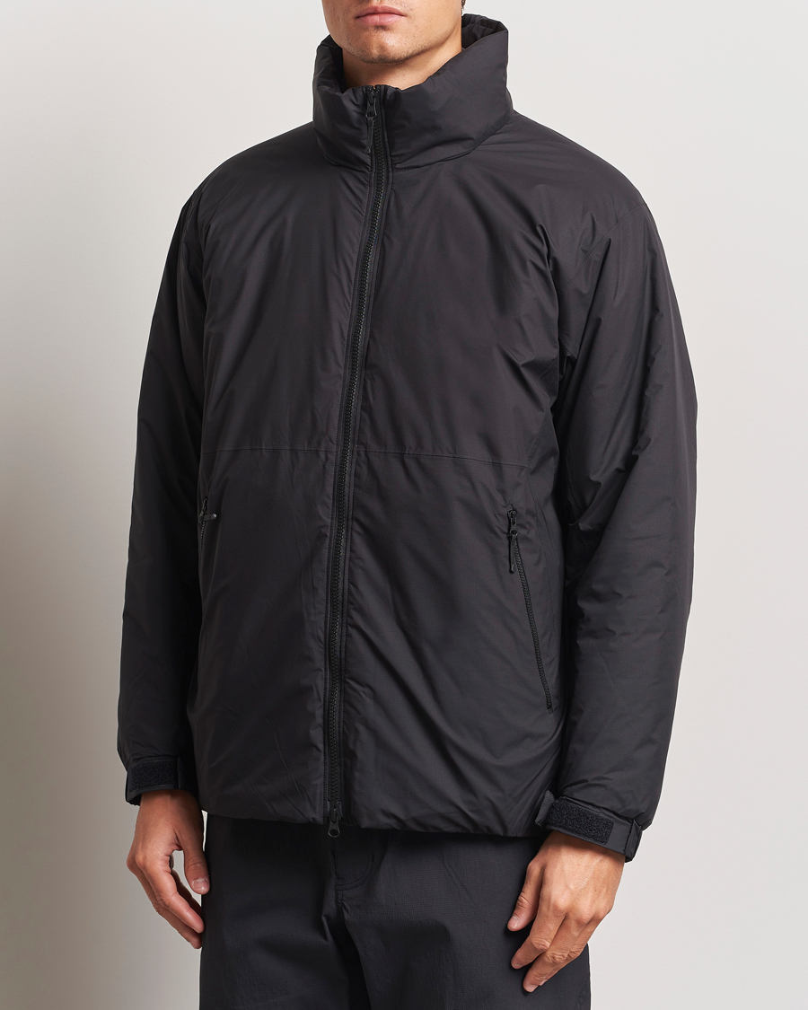 Heren | Soft shell jas | Goldwin | GORE-TEX Windstopper Puffy Jacket Black