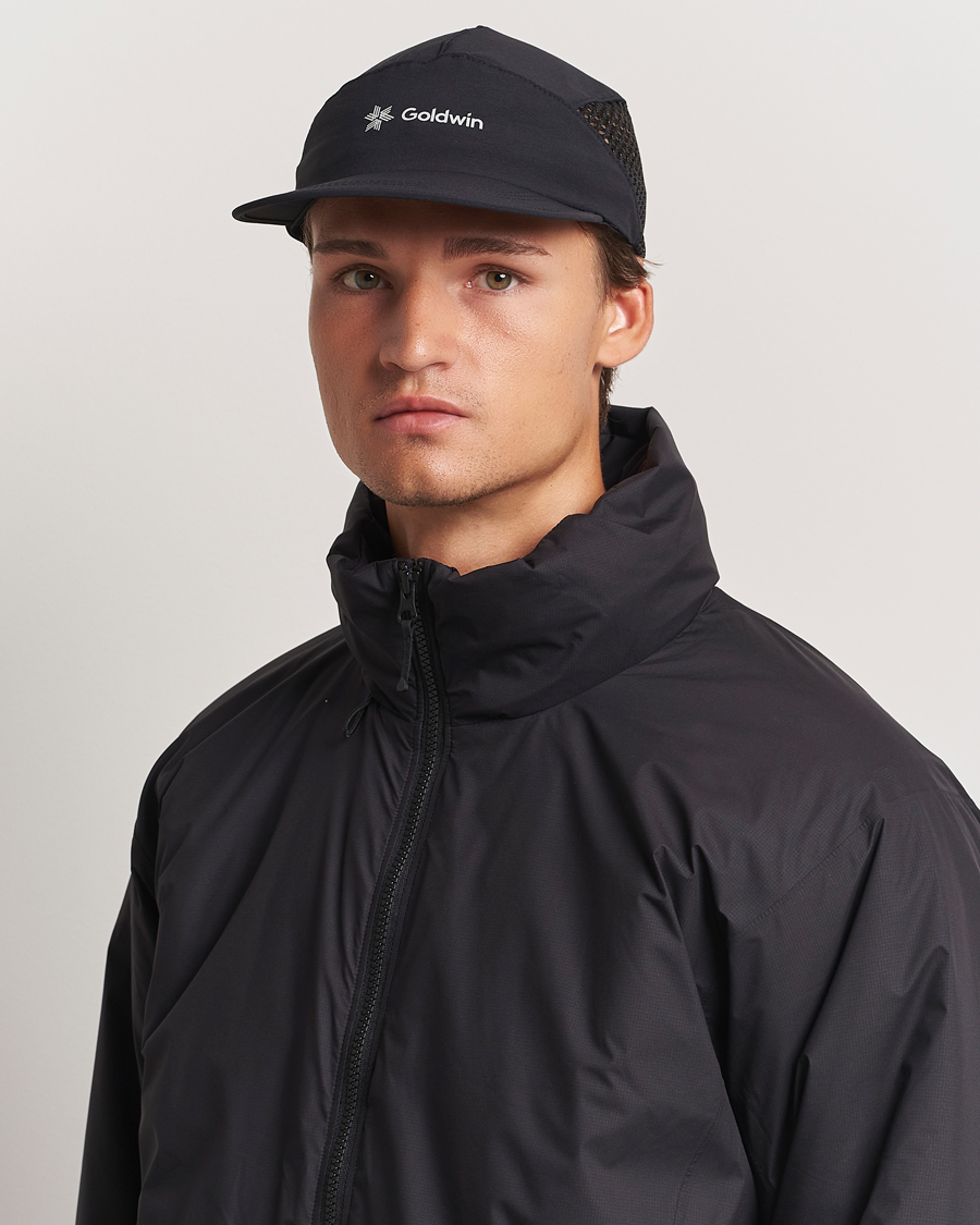 Heren | Petten | Goldwin | Utility Jet Mesh Run Cap Black