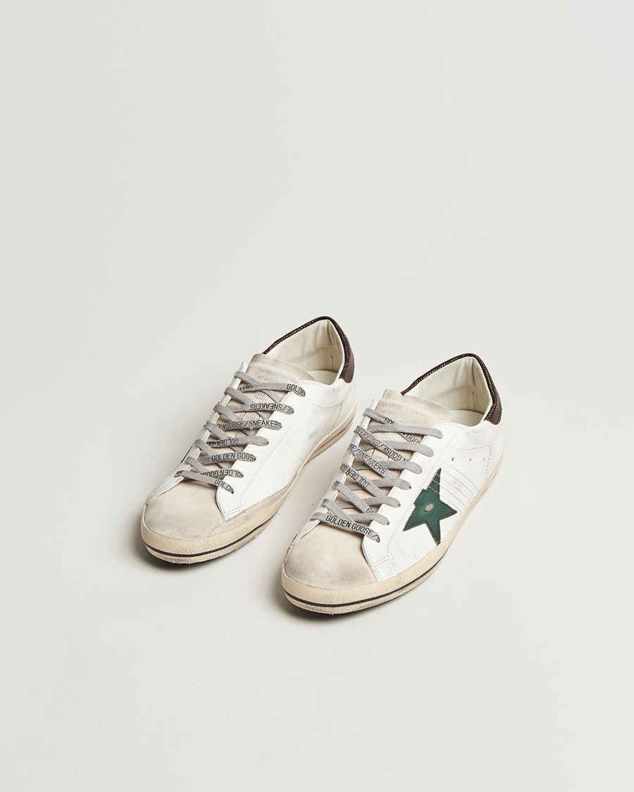 Heren |  | Golden Goose | Super-Star Sneakers White/Green