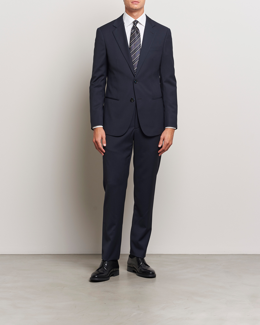 Heren | Pakken | Giorgio Armani | Soho Virgin Wool Suit Navy