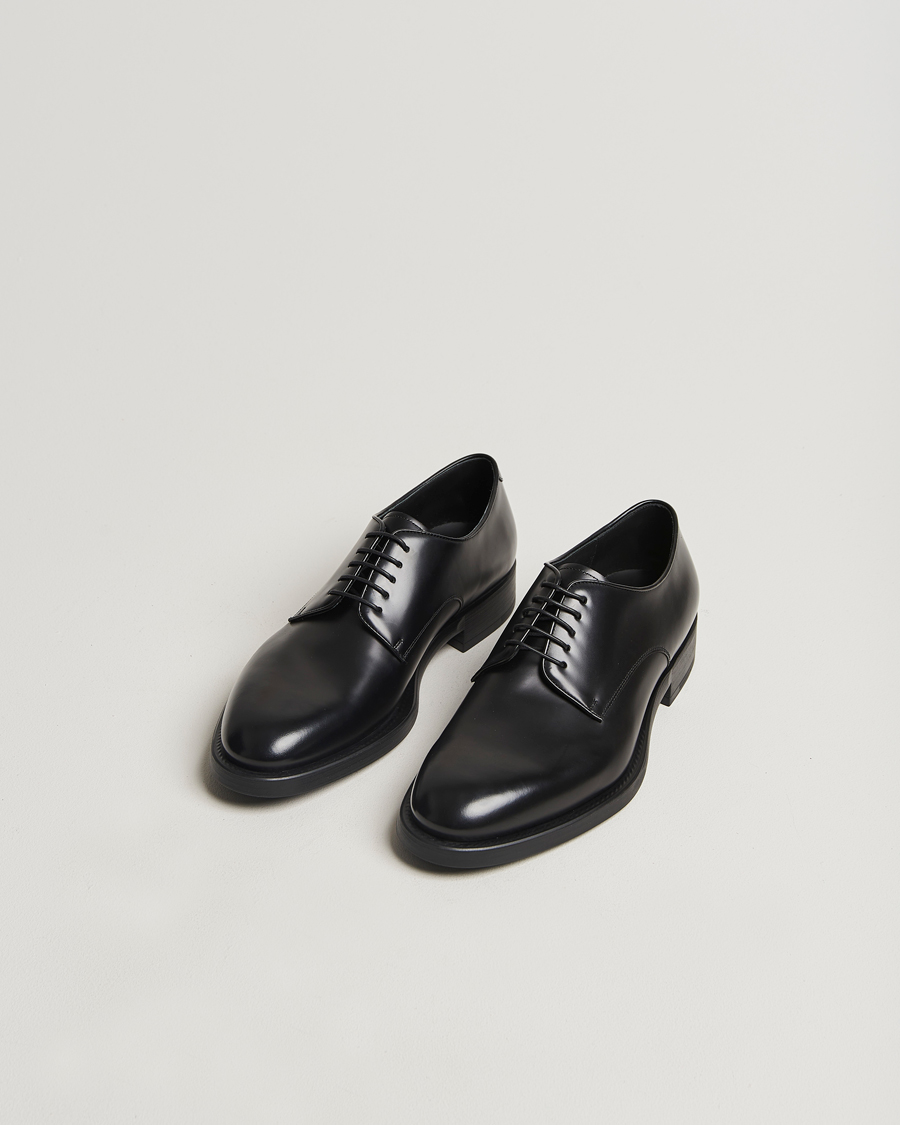 Heren |  | Giorgio Armani | Lace Up Derby Shoes Black Calf