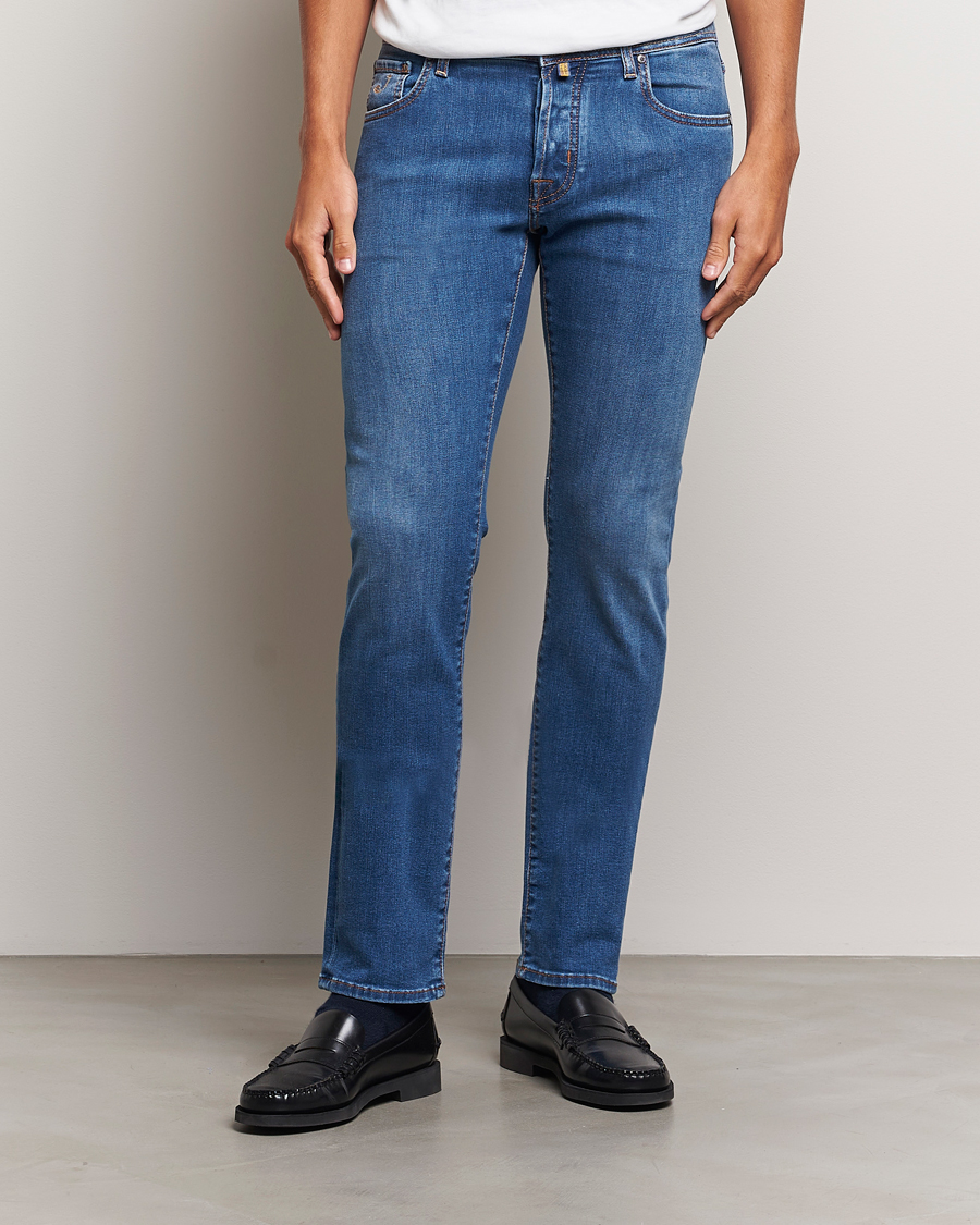 Heren |  | Jacob Cohën | Nick Slim Fit Streatch Jeans Light Blue