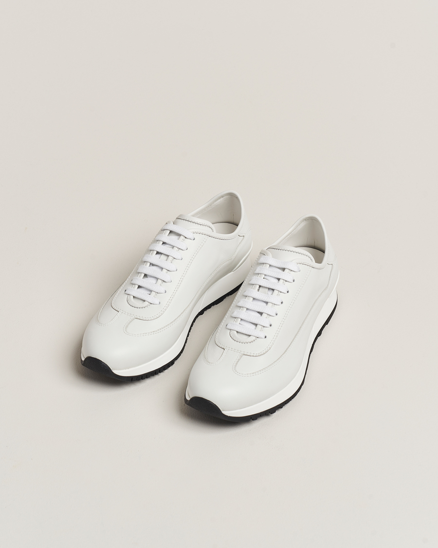 Heren |  | John Lobb | Foundry Running Sneakers White Calf