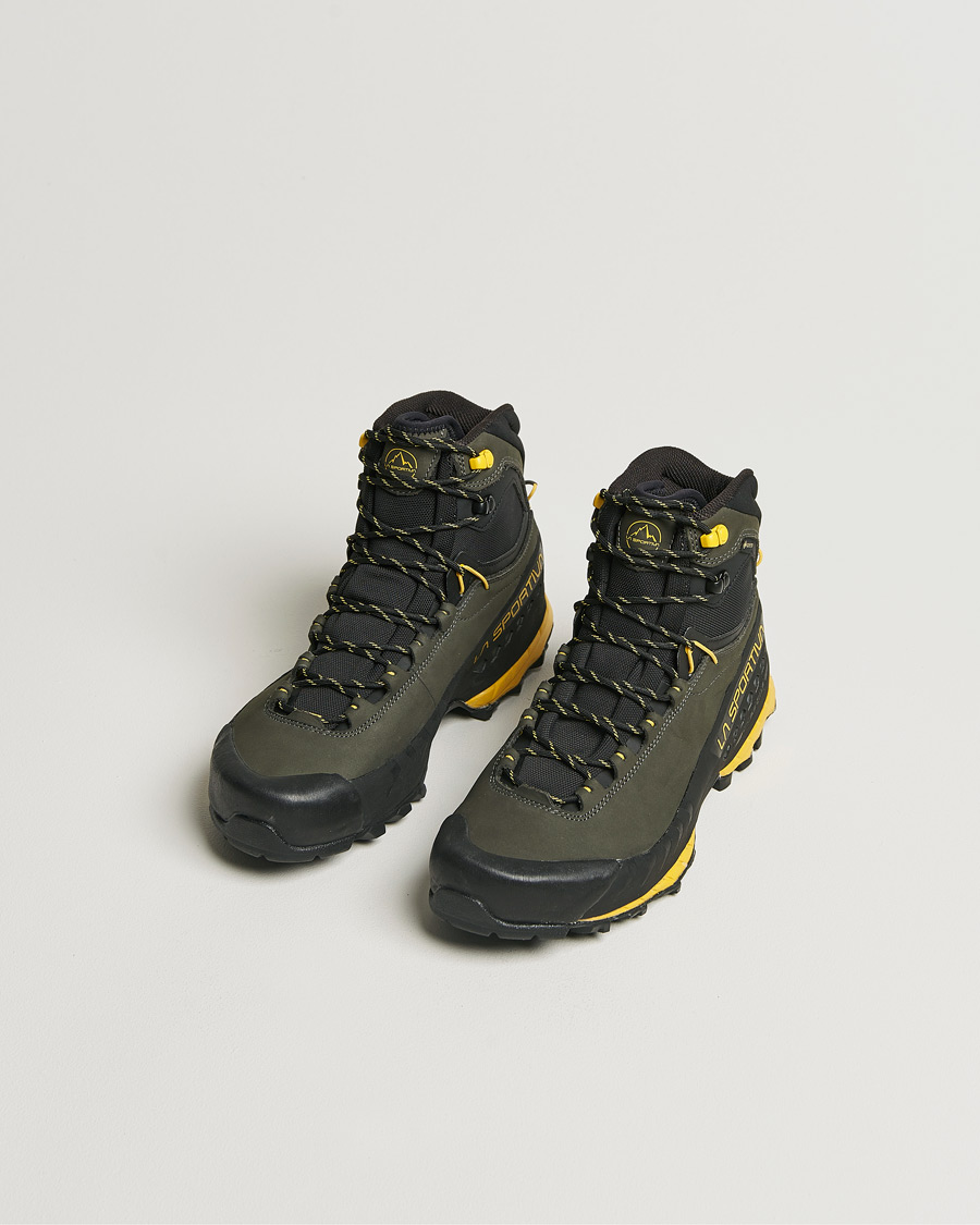 Heren | Trail sneakers | La Sportiva | TX5 Mid GTX Hiking Boots Carbon/Yellow