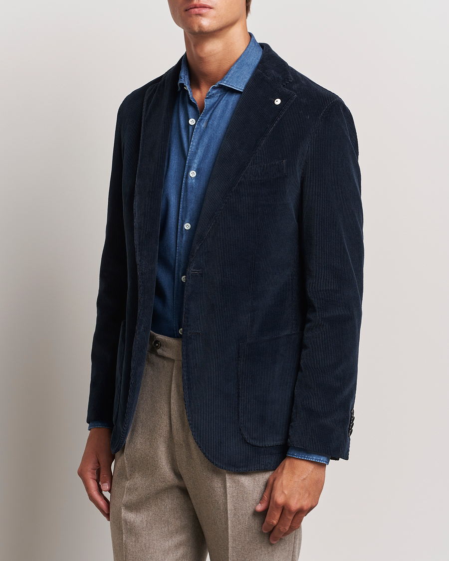 Heren | Italian Department | L.B.M. 1911 | Jack Corduroy Blazer Navy