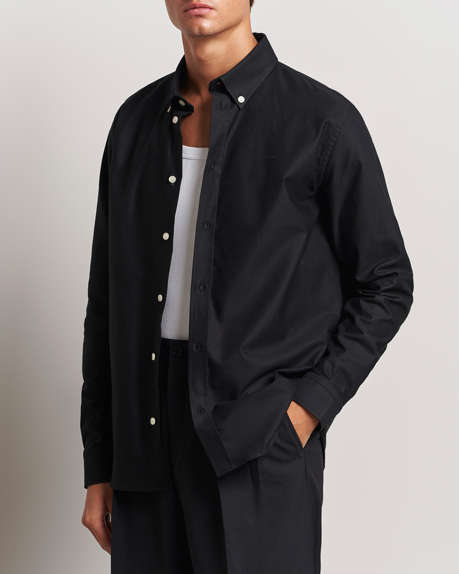 Heren |  | LES DEUX | Konrad Oxford Shirt Black