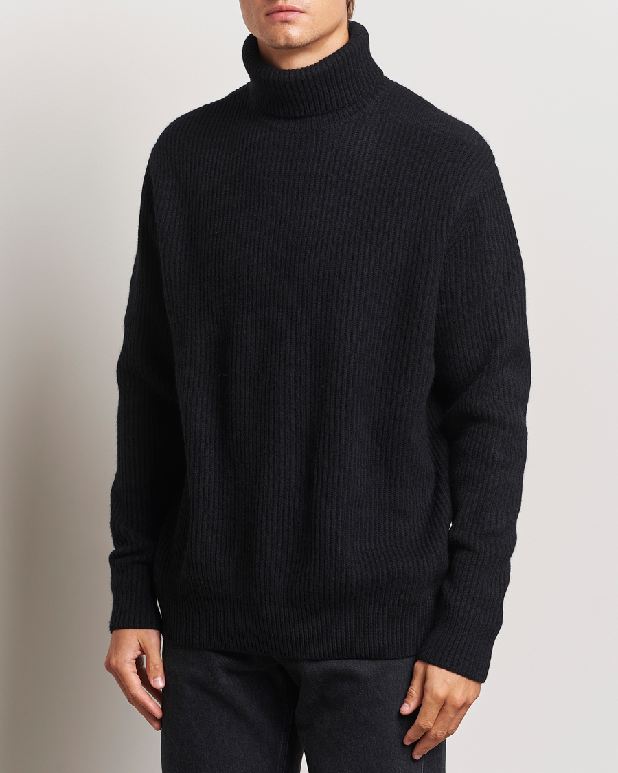 Heren |  | LES DEUX | Eddie Wool Rib Rollneck Black