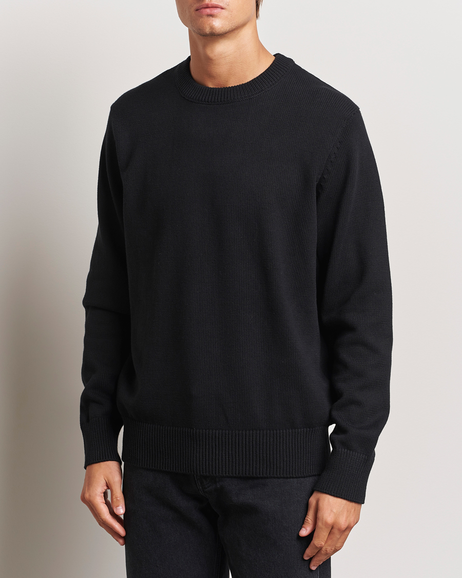 Heren |  | LES DEUX | Gary Cotton Knit 2.0 Black