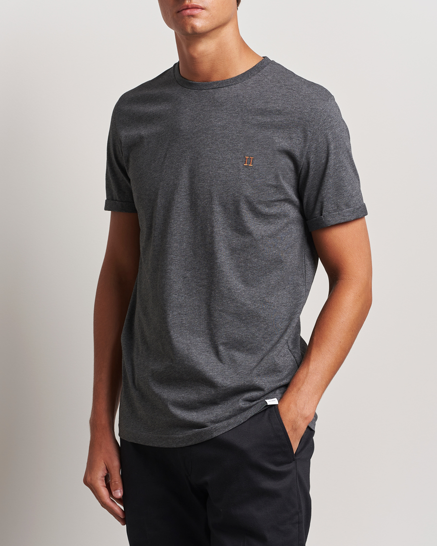 Heren | Nieuwe merken | LES DEUX | Nørregaard T-Shirt Mountain Grey Melange