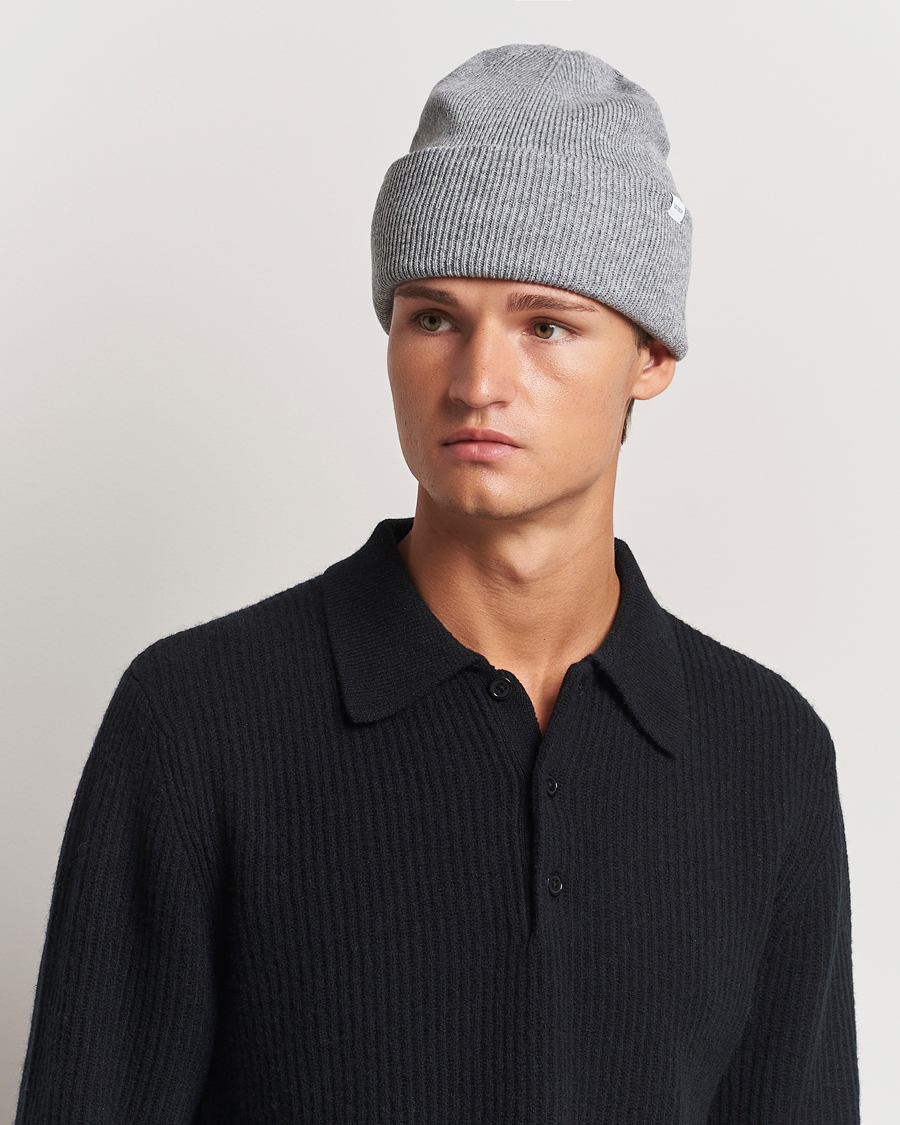 Heren |  | LES DEUX | Wayne Wool Beanie Grey Melange